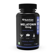 NutritJet Melatonin 10mg Sleeping Aid Pills Veg Tablets