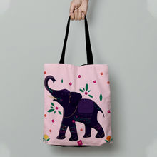 Crazy Corner Elephant Tote Bag