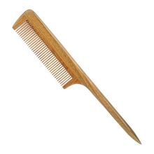 Gorgio Professional natural Neem wooden Tail Comb GTC-0068 ( Clolour May Vary )