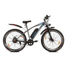 Leader E-Power L6 27.5T Electric Cycle with FS and DD Brake - GREY/Black - Ideal for 12 + Years