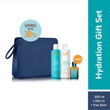 Moroccanoil Hydration Gift Set (Hydrating Shampoo & Conditioner with Free Moroccanoil Treatment Oil)