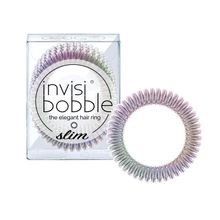 Invisibobble Slim Vanity Fairy Hair Ring Pack Of 3 No Kink, Strong Hold, Stylish Bracelet