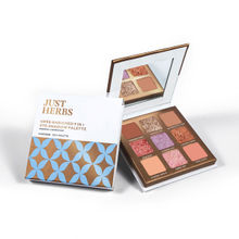 Just Herbs Eyeshadow Palette 9 In 1 Long Lasting Blendable Eye Makeup Palette - Sunshine Day Palette