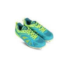 Vector X BOLTED Running Spike Shoes for Men with Removeable Spike Sea Green