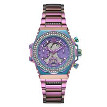 Guess Women Iridescent Round Stainless Steel Dial Analog Watch-GW0552L4