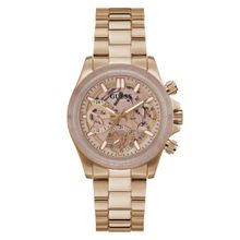 Guess Women Nude Round Stainless Steel Dial Analog Watch-GW0557L2