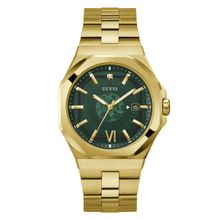 Guess Men Green Round Stainless Steel Dial Analog Watch-GW0573G2
