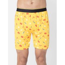 Bummer Yellow Mens Printed Micro Modal Boxers Underwear Ultra Soft & Breathable