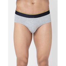 Bummer Grey Mens Solid Micro Modal Briefs Underwear Ultra Soft & Breathable