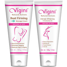 Vigini Intimate Private Part Lightening Brightening Gel & Breast Bust Plumping Tightening Size Cream