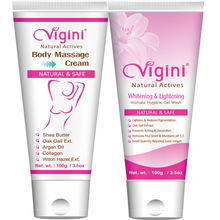 Vigini Vaginal Intimate Lightening Whitening Cream Wash for Women & Breast Size Increase Oil Cream