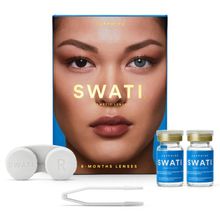 Swati Cosmetics Coloured Contact Lenses Sapphire 6 months Power -4.25