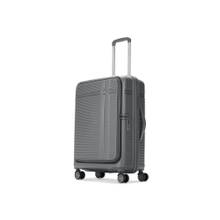 Aristocrat Unisex Solana Grey Hard Luggage Trolley Bag