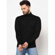 98 Degree North Black Marino Wool Sweater