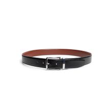 Aldo Men Black Textured Reversible Belt