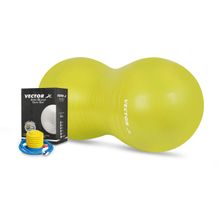 Vector X Exercise Ball - Professional Grade Peanut Ball Yoga Fitness Green