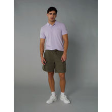 American Eagle White Solid Slim Fit Polo T-Shirt