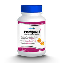 HealthVit FEMYCAL Calcium and Vitamin D3 Tablets (Pack Of 2)