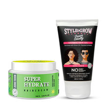 Super Smelly Natural Hydrating Hair Cream & Onion Hair Gel Combo