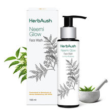 HerbAush Neemi Glow Refreshing Face Wash, Neem, Moringa Oil & Aloe Vera