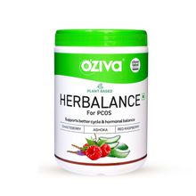 OZiva Plant Based HerBalance for PCOS with Myo-Inositol- Promotes Better Cycle & Hormonal Balance