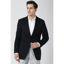 Peter England Men Black Blazer