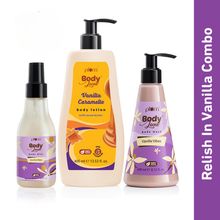 Plum BodyLovin Relish In Vanilla Kit