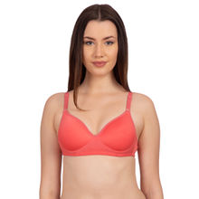 Komli Lightly Padded T-Shirt Bra - Coral