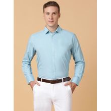 TABARD Pure Cotton Full Sleeve Collared Formal Shirt for Men Green