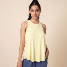 Nykd by Nykaa Essential Racer Back Swing Tank Top , Nykd All Day-NYK 046 - Yellow