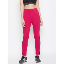 C9 Airwear Fuchsia Women's Track pant For Gymwear/Yogawear