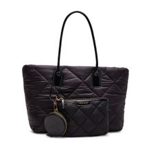 Anne Klein Black Solid Shoulder Bag with 2 Pouch (Set Of 3)
