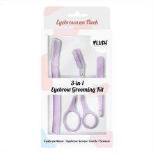 Plush Complete Eyebrow Razor Kit