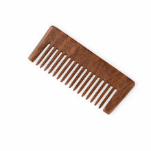 Beautiliss Kacchi Neem Handmade Wooden Comb - Wide Tooth for Post Shampoo Detangling