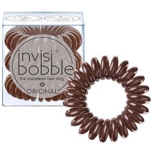 Invisibobble Original Pretzel Brown Hair Ties, 3 Pack