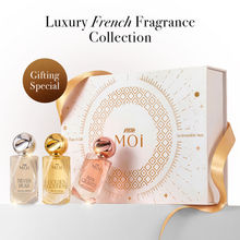 Nykaa Moi Aura Collection Luxury Perfume Wedding Anniversary Gift Set -Floral Vanilla , Musk, Fruity