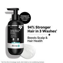 The Derma Co Peptide- Stem Cell Hair Fall Control Shampoo Reduces Hair Fall & Improves Scalp Health