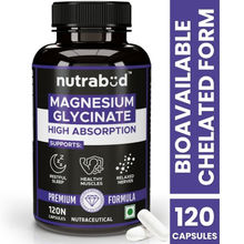 Nutrabud Magnesium Glycinate 550mg Capsules
