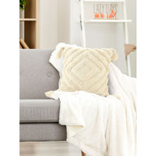Sashaa World Diamond Tufted Throw Cushion Cover