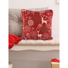 Sashaa World Reindeer Print Cushion Cover