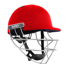 Shrey Classic Steel-Red Cricket Helmet