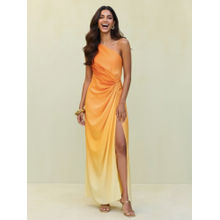 WomanLikeU Multi-Color Ombre Maxi Dress