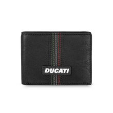 Ducati Men Valore Black Genuine Leather Wallet