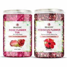 BRALCON Hibiscus Flower Tea & Rose Flower Tea