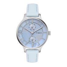 Timex Women Blue Round Analog Dial Watch - TWEL14821 (M)