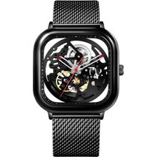 CIGA DESIGN Men Full Hollow Black Square Dial Watch - Z011-BLBL-W13 (M)
