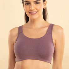 Nykd By Nykaa Soft Cup Easy-Peasy Slip-On Bra With Full Coverage -Flint-Nyb113
