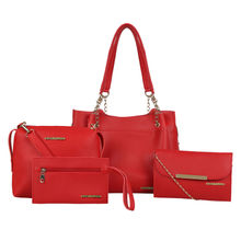 Bagsy Malone Red Women Tote Combo Set Of 4