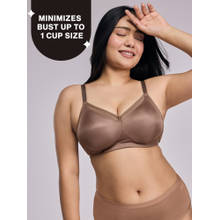 Nykd by Nykaa Magic Minimiser Non Padded Non Wired BRA NYB380-L Brown