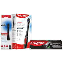 Colgate ProClinical 250R Charcoal Electric Toothbrush with 2 Refills Charcoal Clean Toothpaste